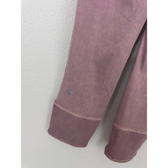 Lululemon Wunder Under Crop 23” Ribbed Pink Leggings Size 4 - Picture 5 of 6